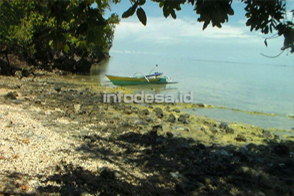 Pantai di Tanjung Api kabupaten Tojo Una Una
