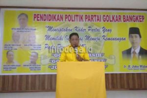 Pendidikan Politik Partai Golkar  Ditutup Ketua DPRD Bangkep