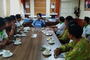 Pemuda Tani HKTI Jawa Tengah Temui Wakil Bupati Wonogiri