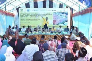 Syukuran Huntara dan Huntara antara, Gala Dana Palu, Sigi Donggala , melalui Iluni UI atau UI Peduli