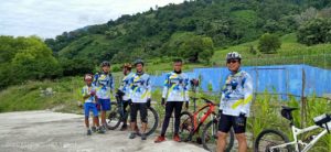 Kapolres Sigi “Gelorakan Semangat Bersepeda” dalam HUT bhayangkara Ke-73 & HUT Kab. Sigi Ke-11 Tahun 2019